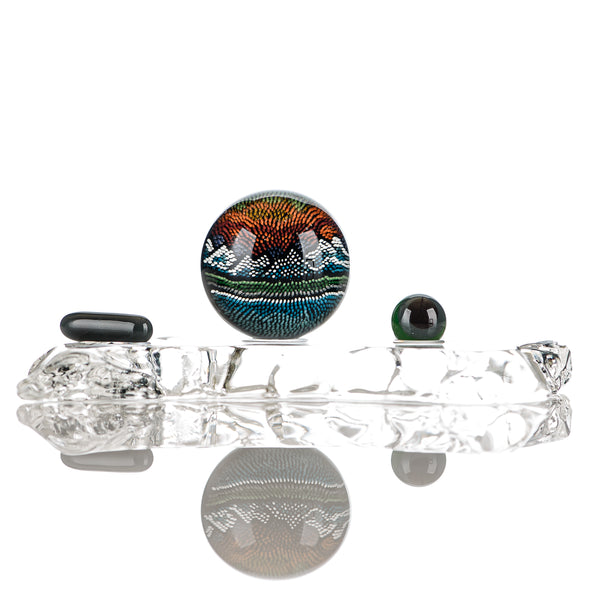 #3 Mountain Slurper Marble JH Glassworks - Smoke ATX
