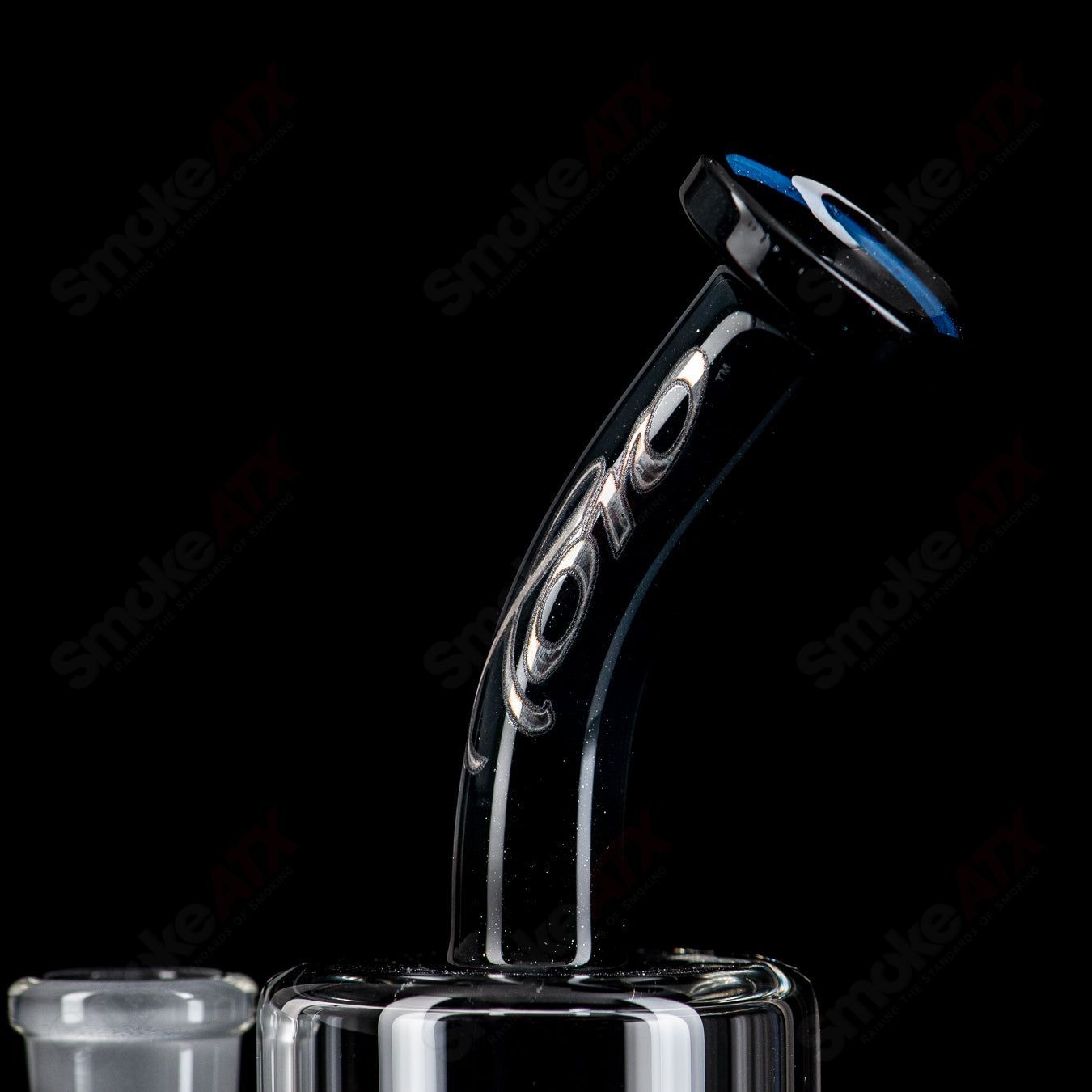 1 10mm Jet Perc w/ Color Ft/Mp by Toro Glass - Smoke ATX