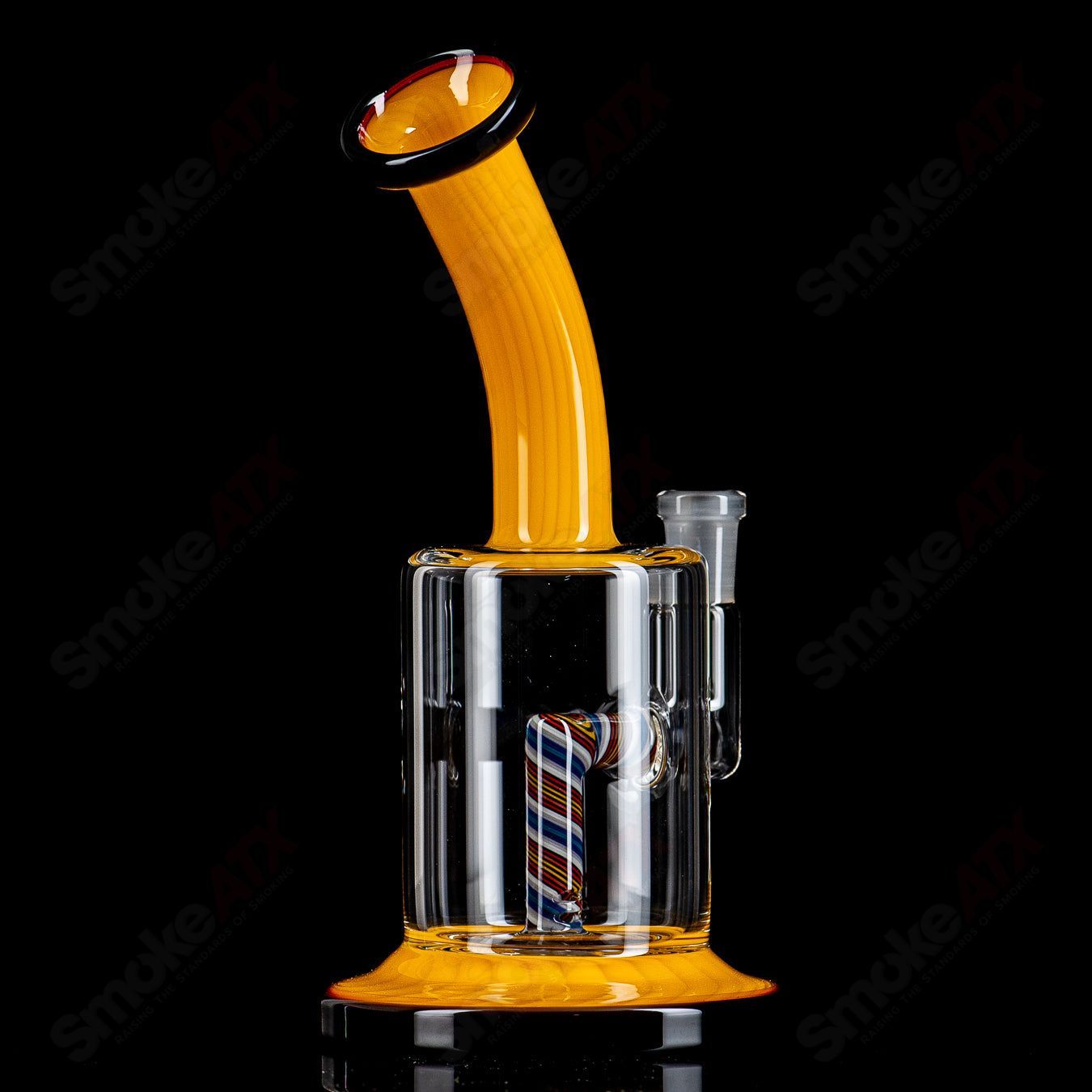 1 10mm Macro Single w/ Full Color Ft/Mp by Toro Glass - Smoke ATX