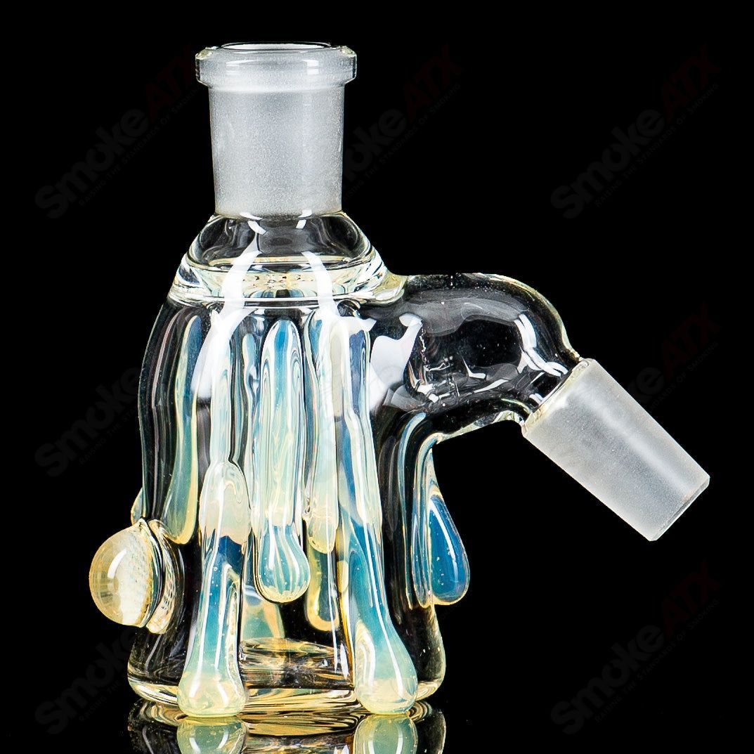 1 14mm 45° Dripping Honey w/Honeycomb Millie Dry Catcher Joe P - Smoke ATX