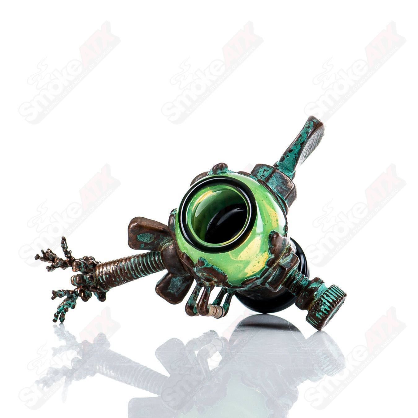 1 14mm Slyme Electroformed Dome by Snic Glass - Smoke ATX