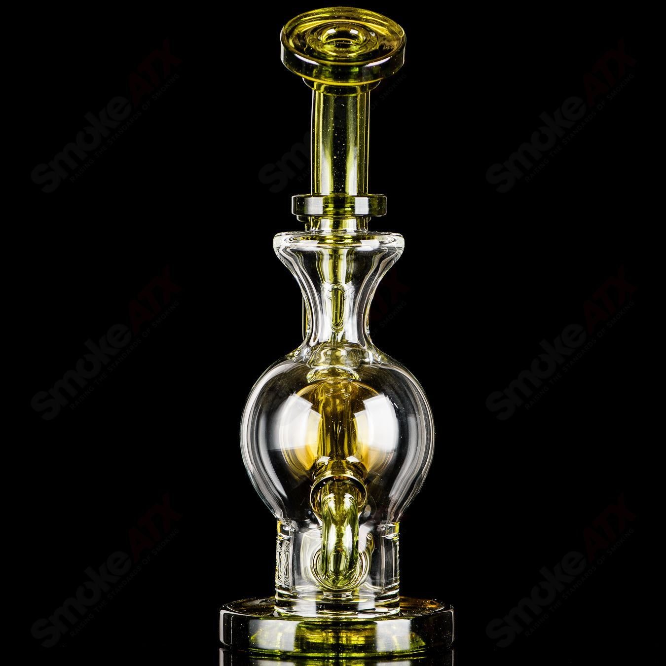 1 Color Ball Rig Fat Boy Glass - Smoke ATX