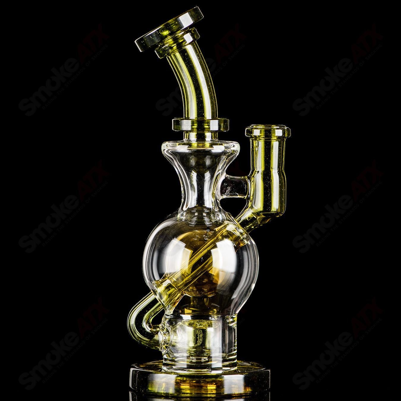 1 Color Ball Rig Fat Boy Glass - Smoke ATX