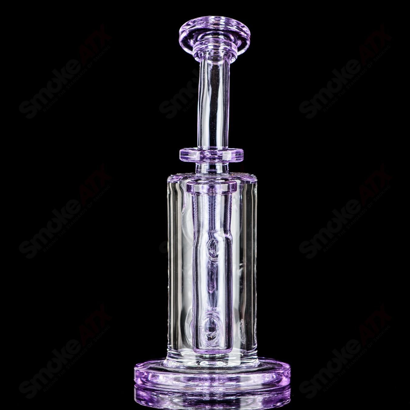 1 Color Seed Perc Klein Incycler Fat Boy Glass - Smoke ATX