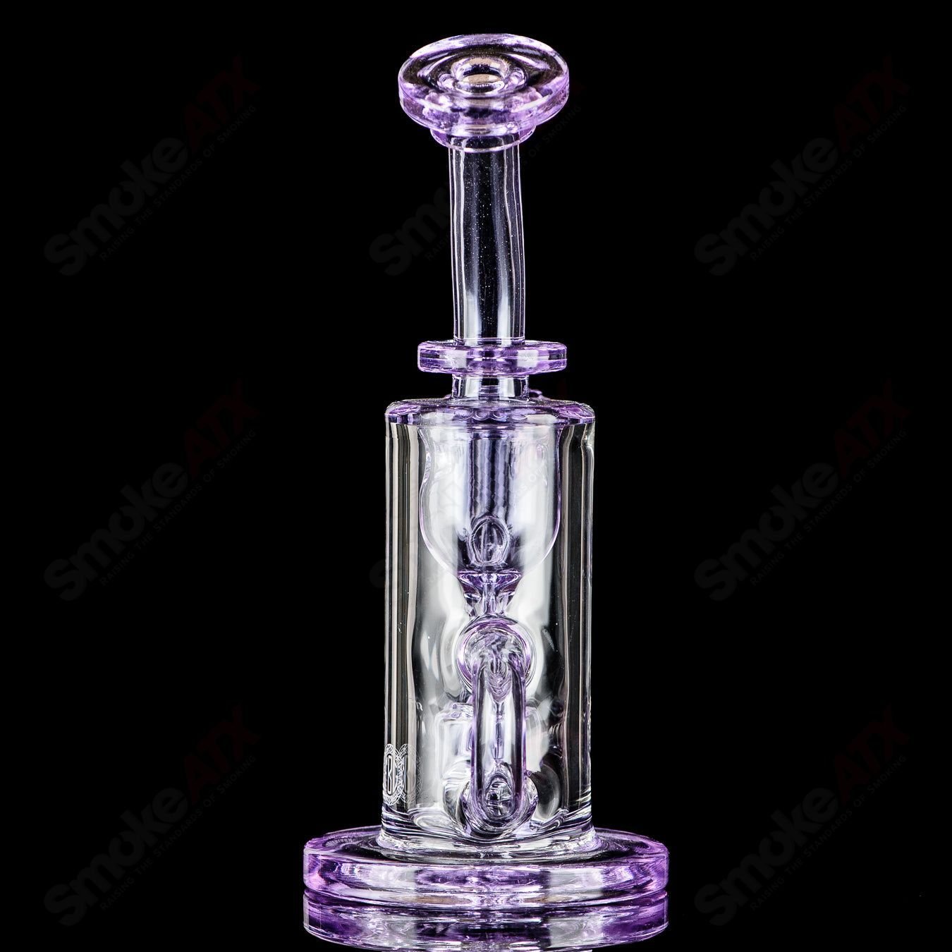 1 Color Seed Perc Klein Incycler Fat Boy Glass - Smoke ATX