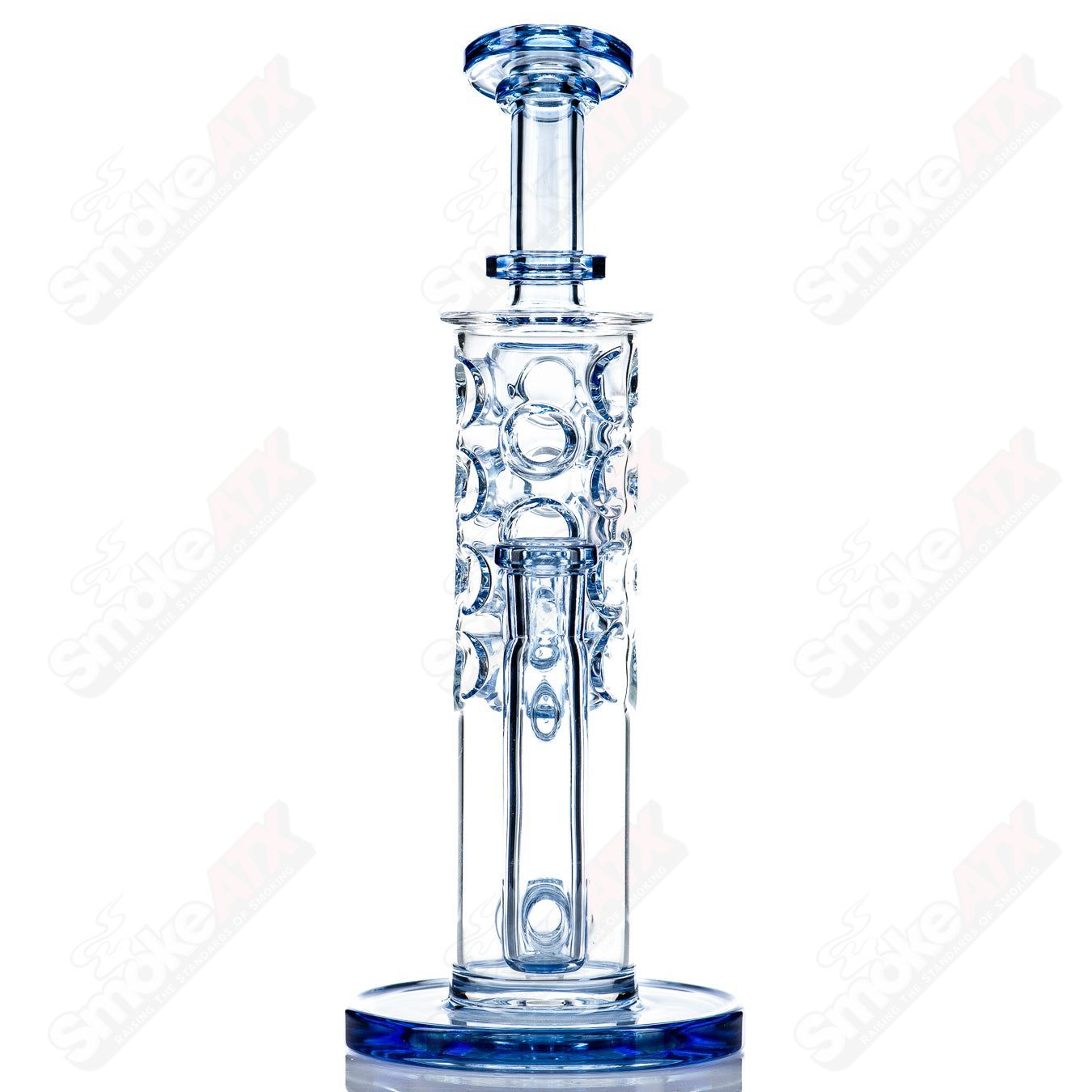 1 Color Straight Fab Fat Boy Glass - Smoke ATX