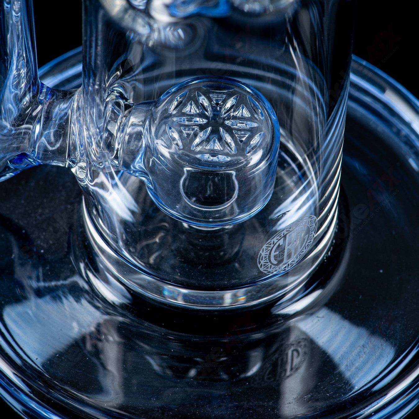 1 Color Straight Fab Fat Boy Glass - Smoke ATX