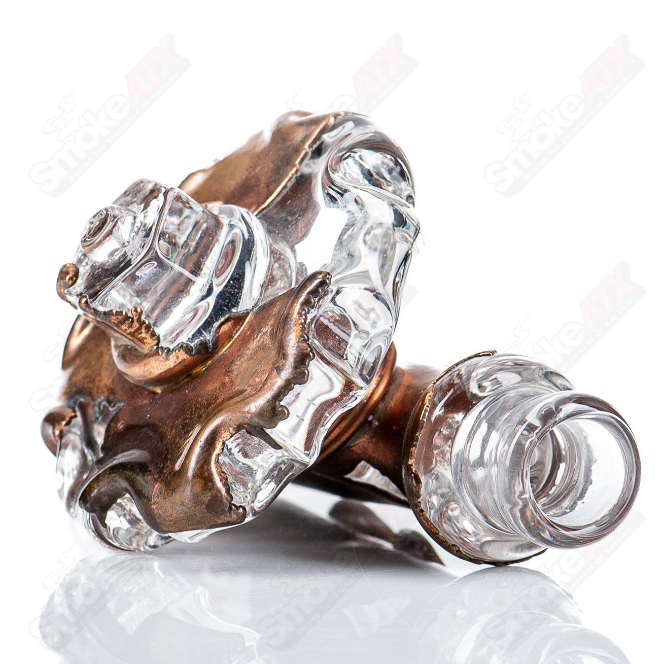 1 Electroformed Gear Chillum by Zack P x Snic - Smoke ATX