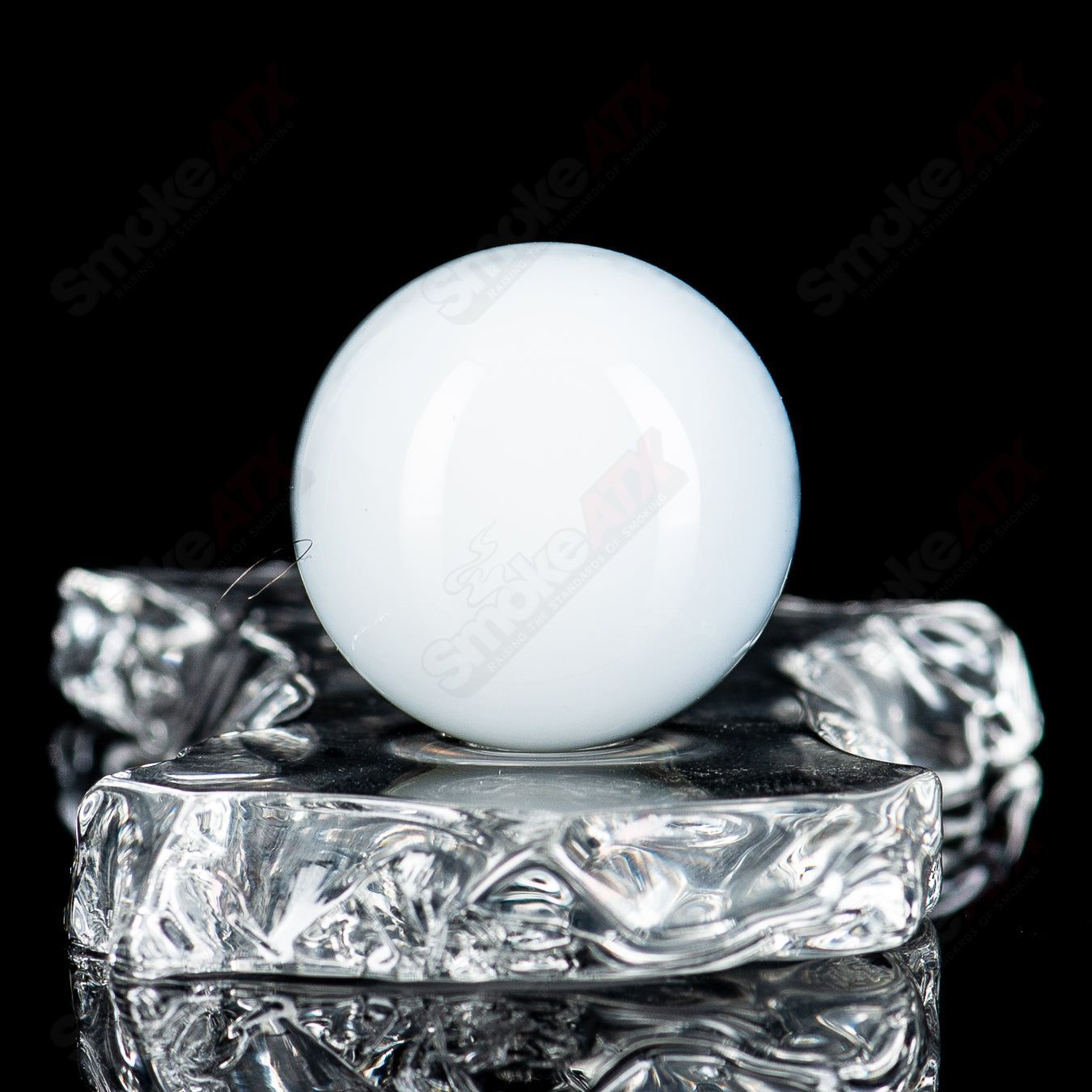 1 Faceted Eye Marble Indo Glass x Fatal Facets - Smoke ATX