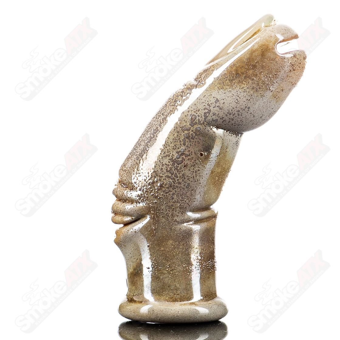 1 Finger Pivot Top Grime Glass - Smoke ATX