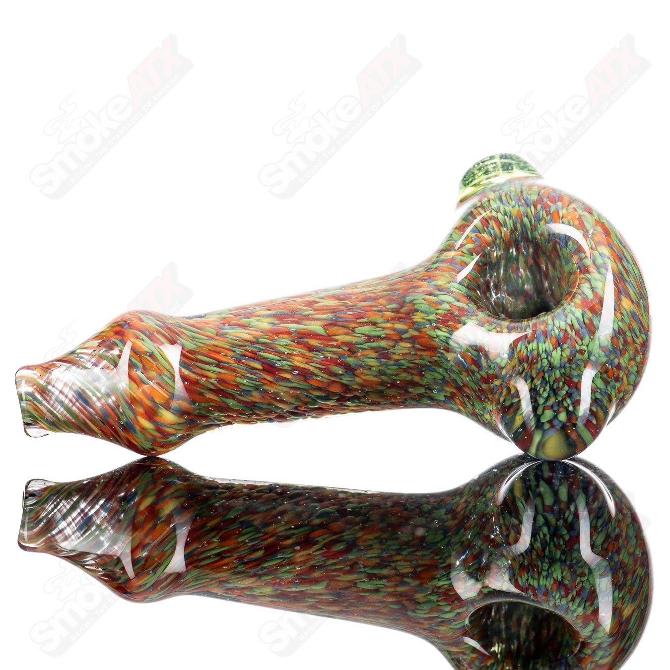 1 Frit Rainbow Spoon by JMK Glass - Smoke ATX