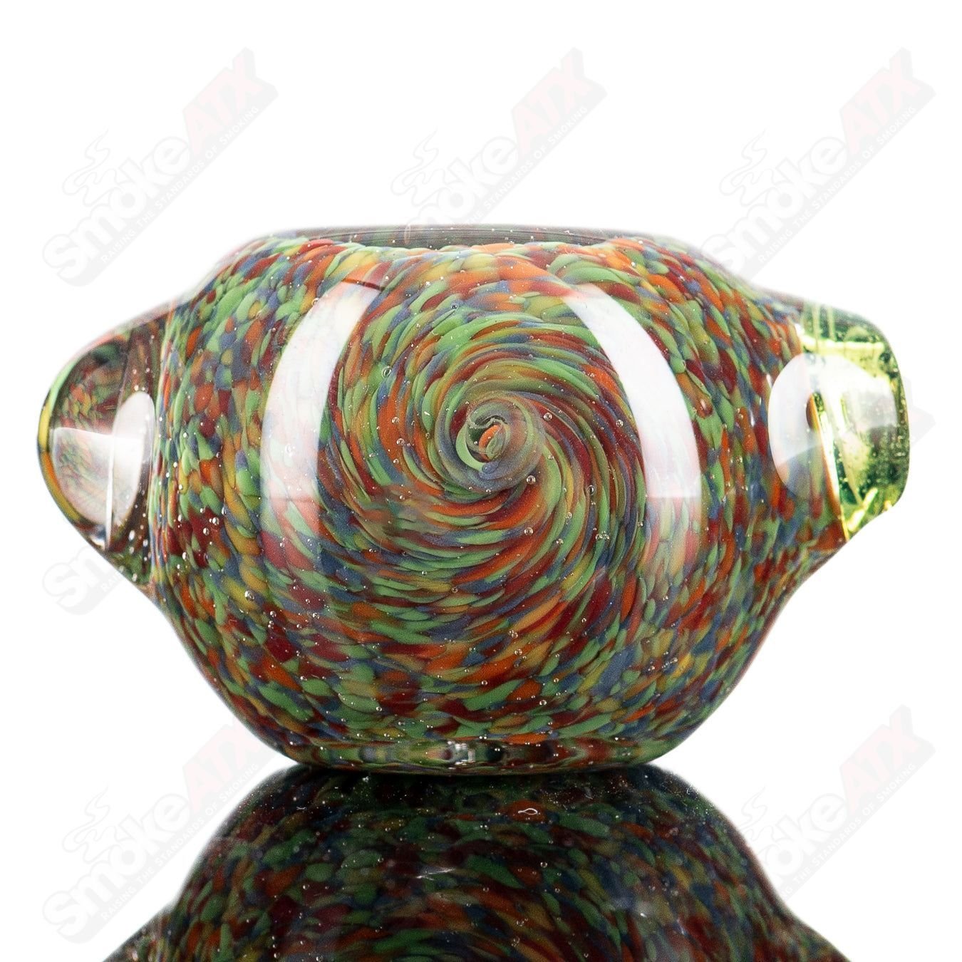 1 Frit Rainbow Spoon by JMK Glass - Smoke ATX