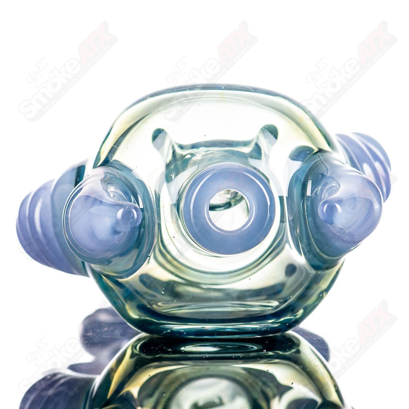 1 Sceptre Steam Roller Spoon by JMK Glass - Smoke ATX