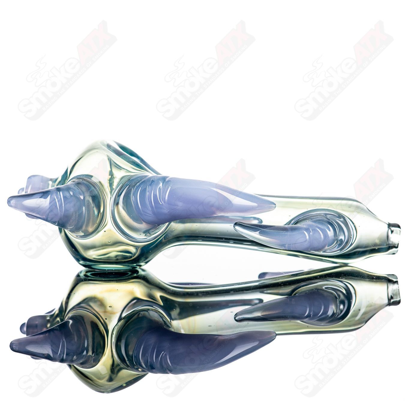 1 Sceptre Steam Roller Spoon by JMK Glass - Smoke ATX