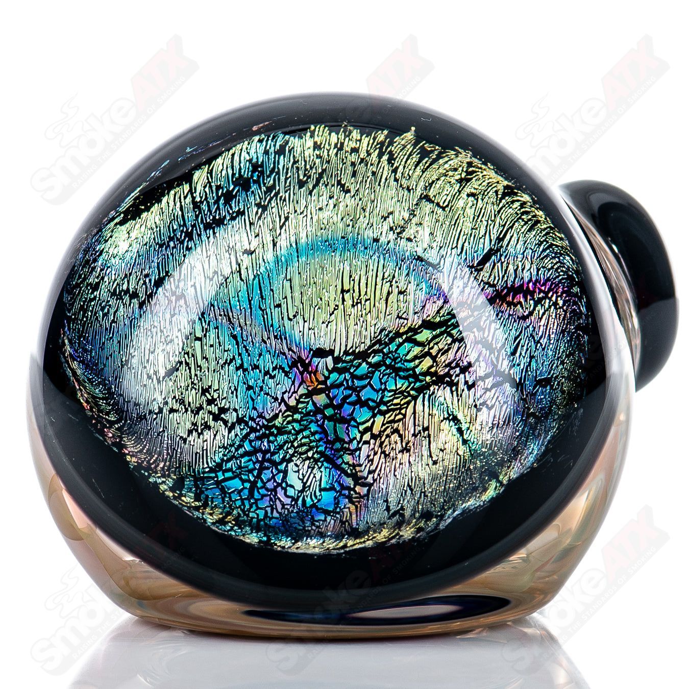 1 Solid Dichro Head Sherlock by Talent Glass - Smoke ATX