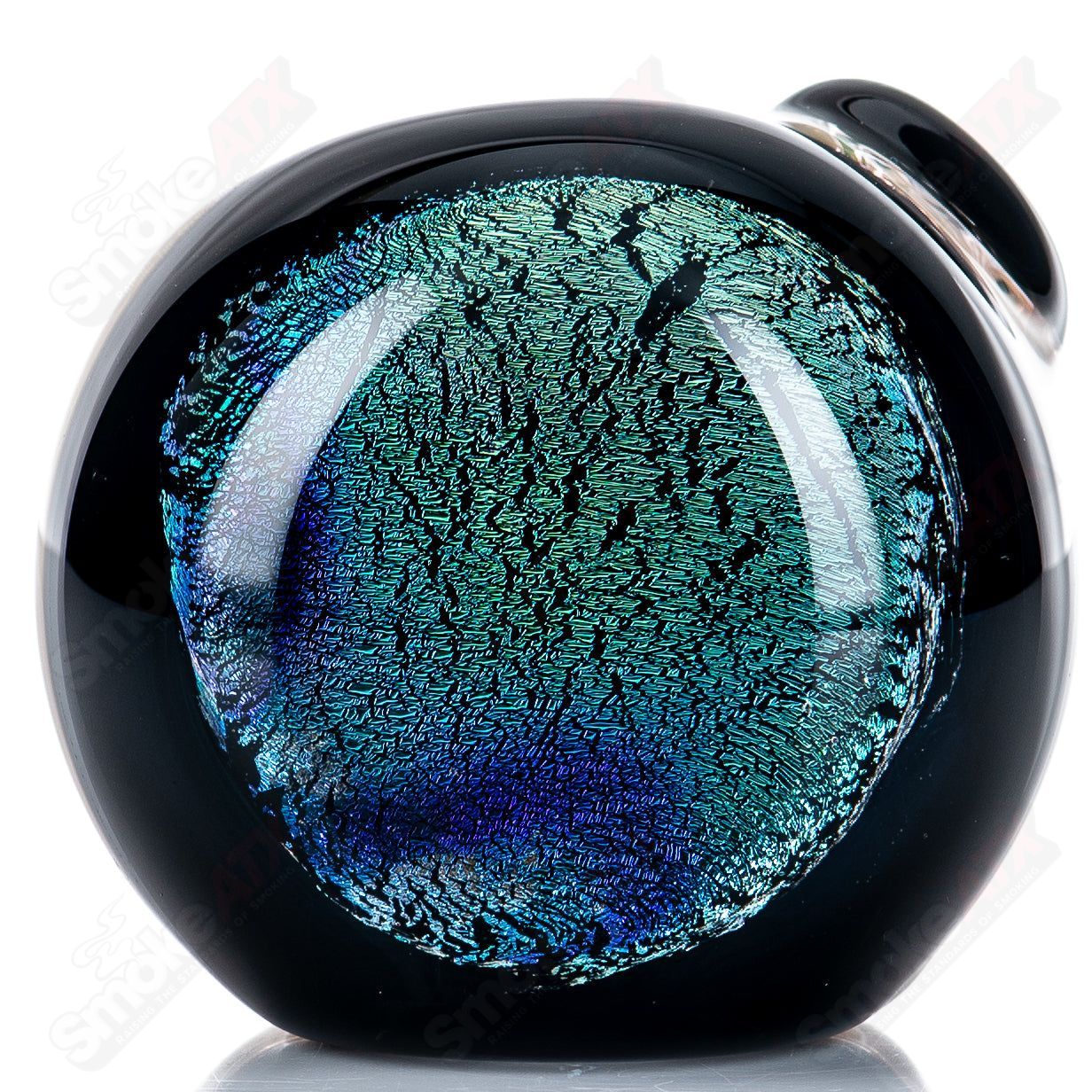 1 Solid Dichro Head Spoon by Talent Glass - Smoke ATX