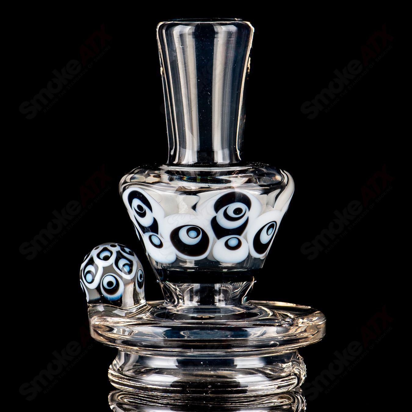 1 UV Dot - Stack Dry Puffco Top Indo X Geoff Made - Smoke ATX