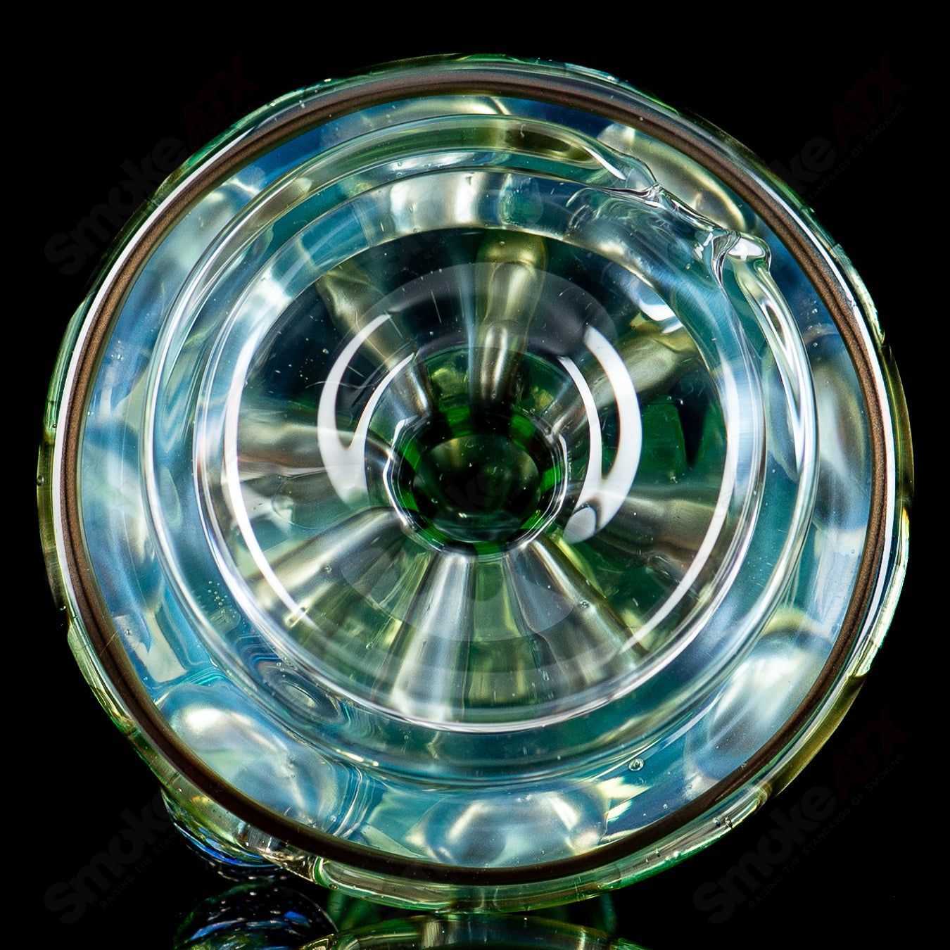 1 UV Full Pattern Puffco Dry Top Indo x Geoff Made - Smoke ATX