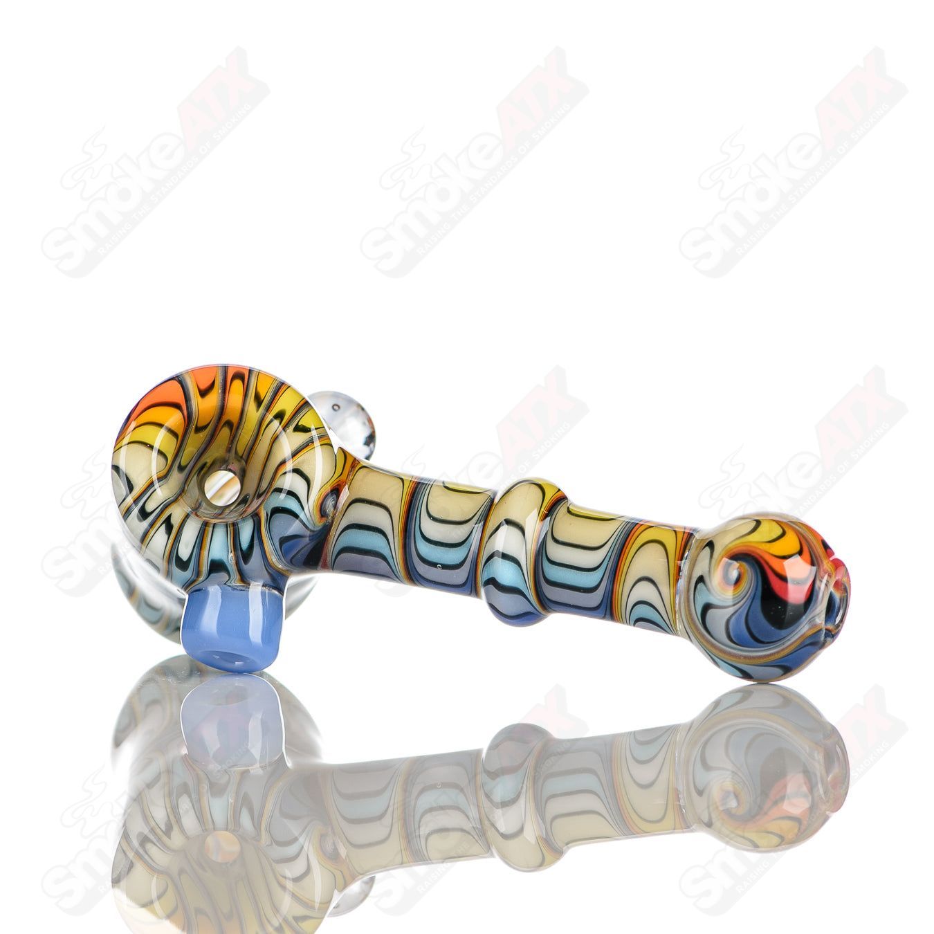 1 Wig Wag Hammer Dry Pipe Katy Wright Glass - Smoke ATX