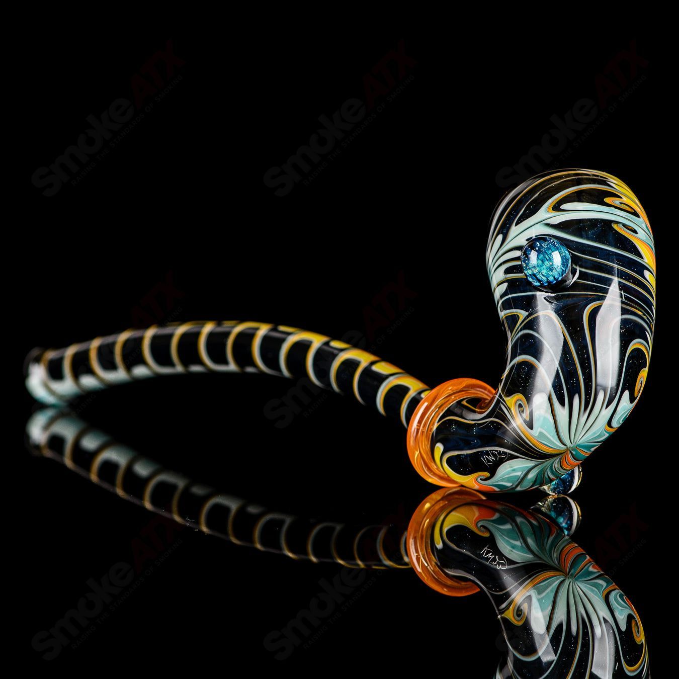 1 Worked Color Gandalf Katy Wright Glass - Smoke ATX