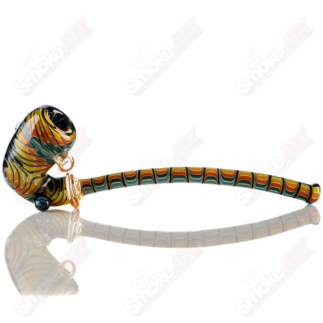 1 Worked Color Gandalf Katy Wright Glass - Smoke ATX