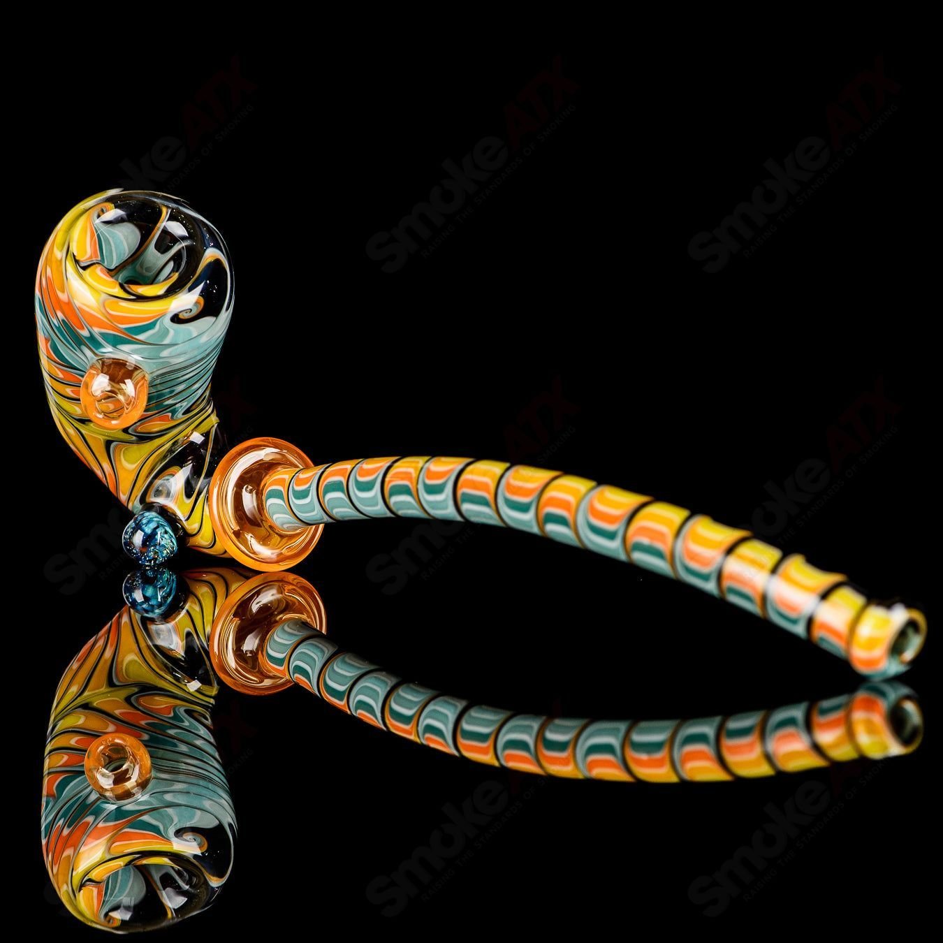 1 Worked Color Gandalf Katy Wright Glass - Smoke ATX