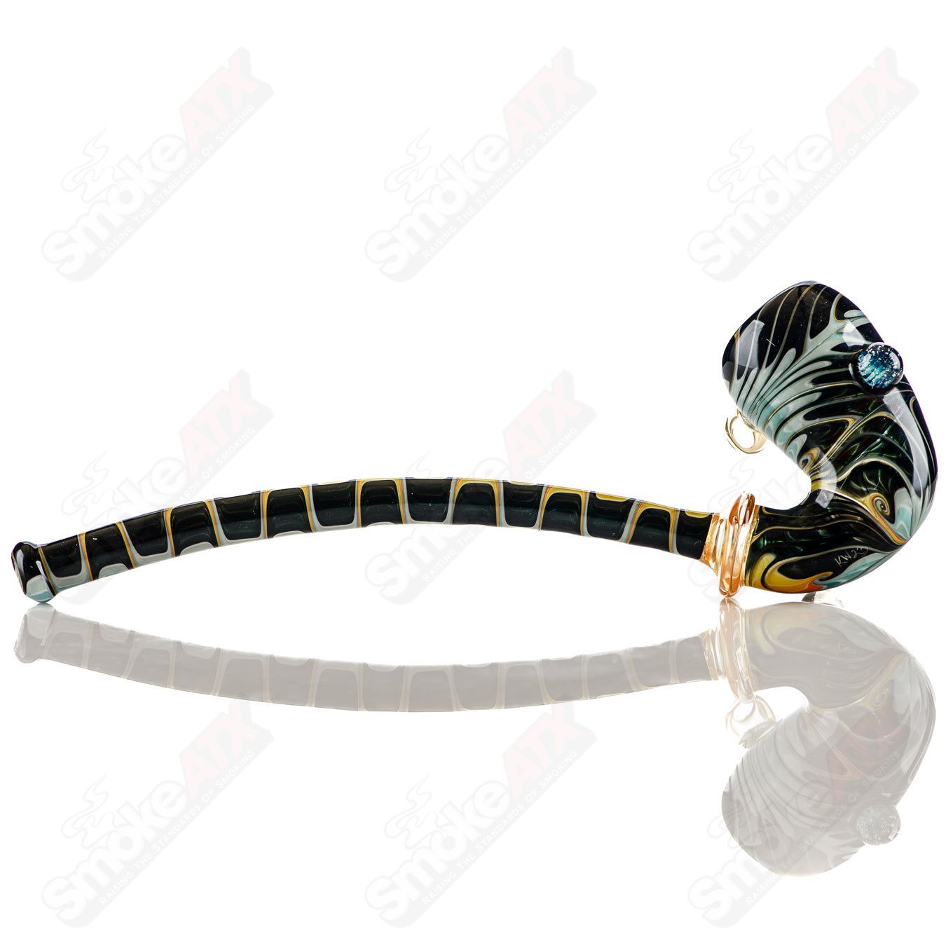 1 Worked Color Gandalf Katy Wright Glass - Smoke ATX