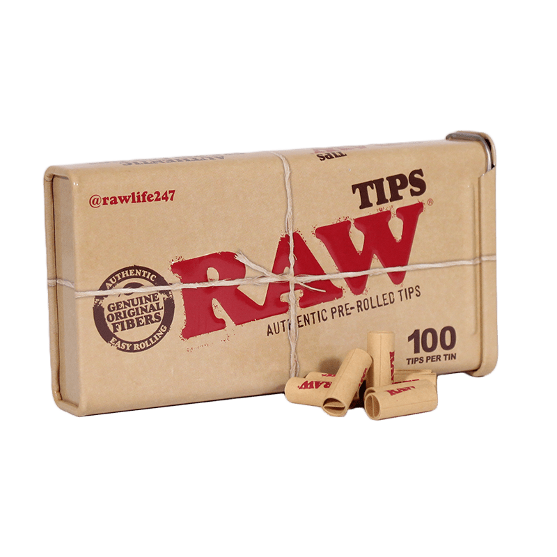 100 Pre Rolled Tips Raw - Smoke ATX
