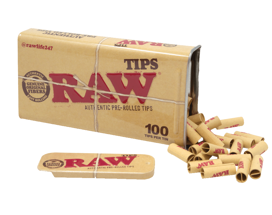 100 Pre Rolled Tips Raw - Smoke ATX
