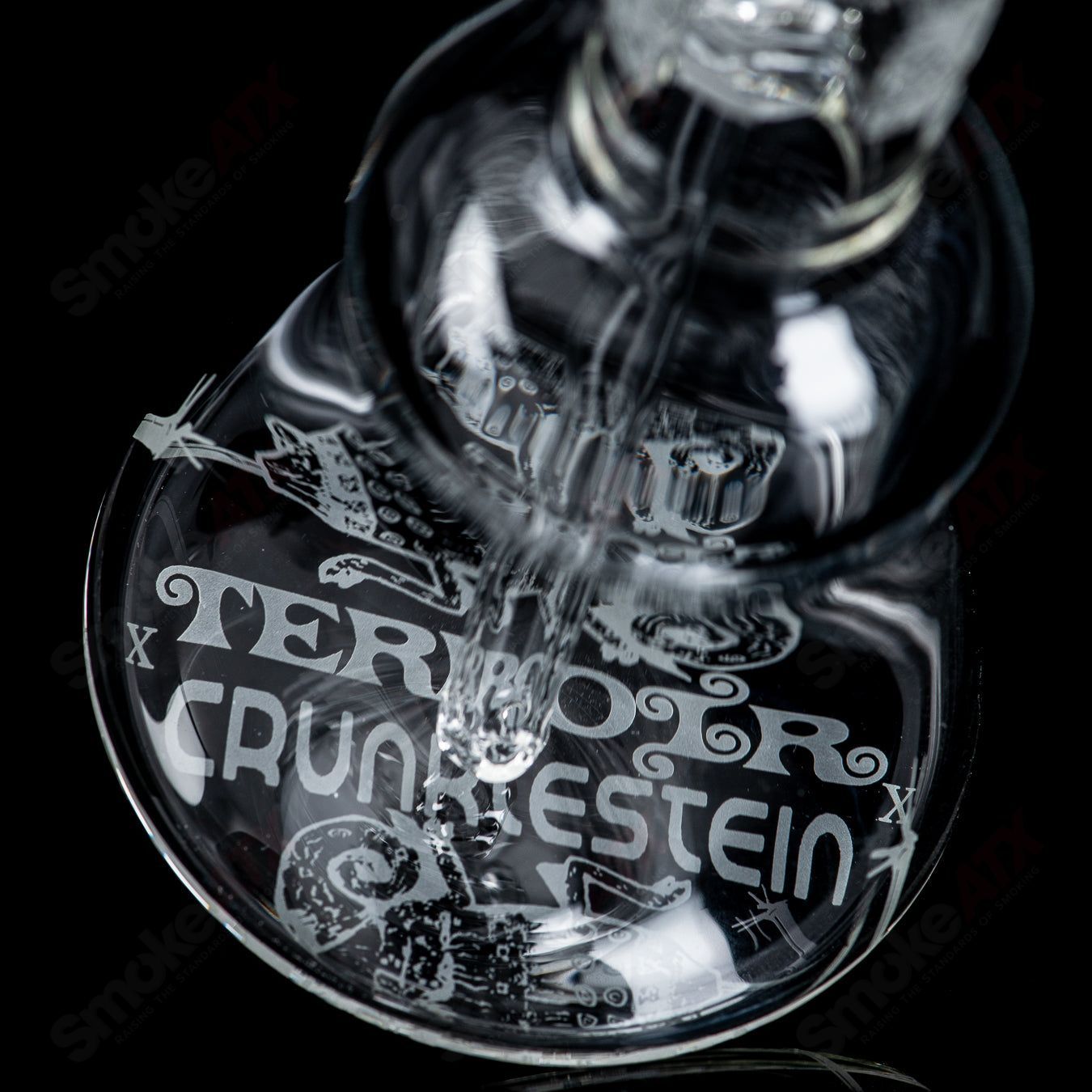 10mm Blasted Mini Bell Beaker By Crunklestein x Terroir - Smoke ATX