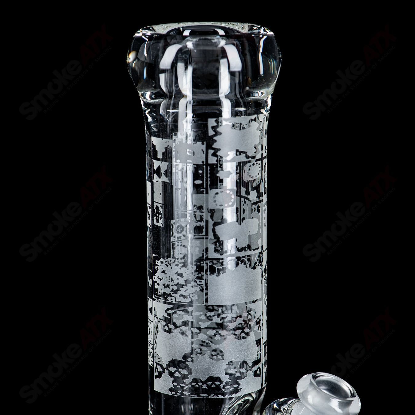 10mm Blasted Mini Bell Beaker By Crunklestein x Terroir - Smoke ATX