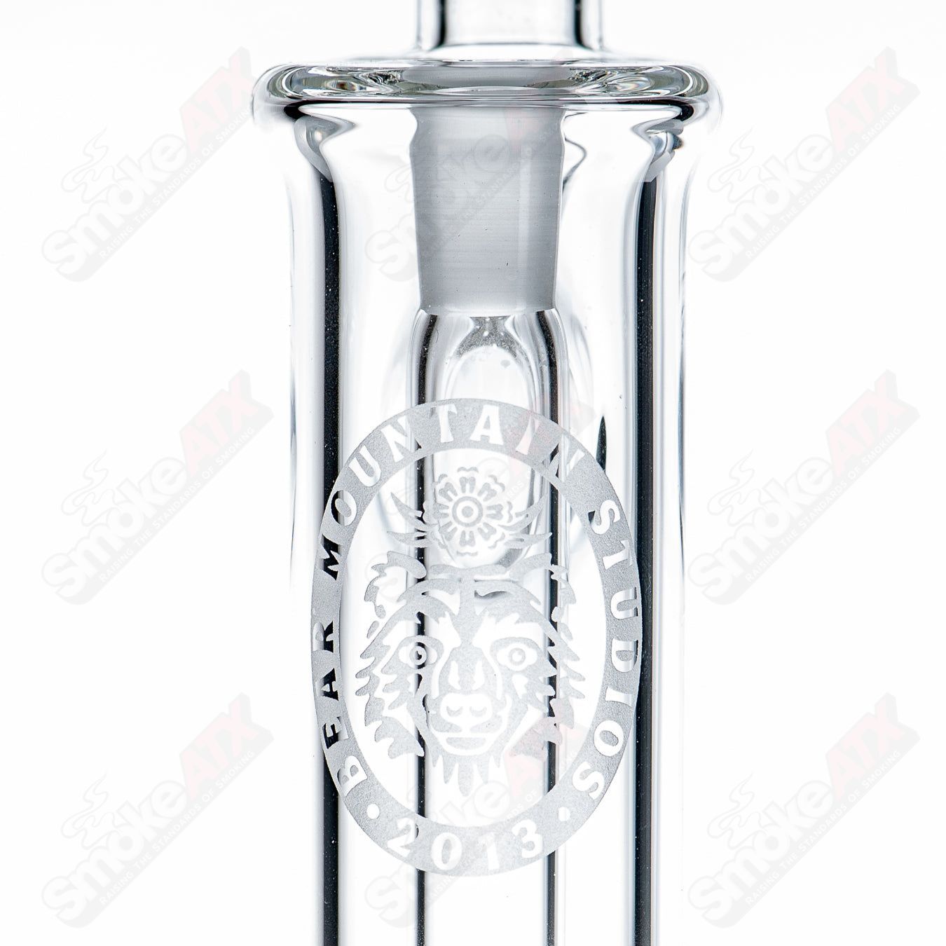10mm Mini Bubbler by Bear Mountain Studios - Smoke ATX