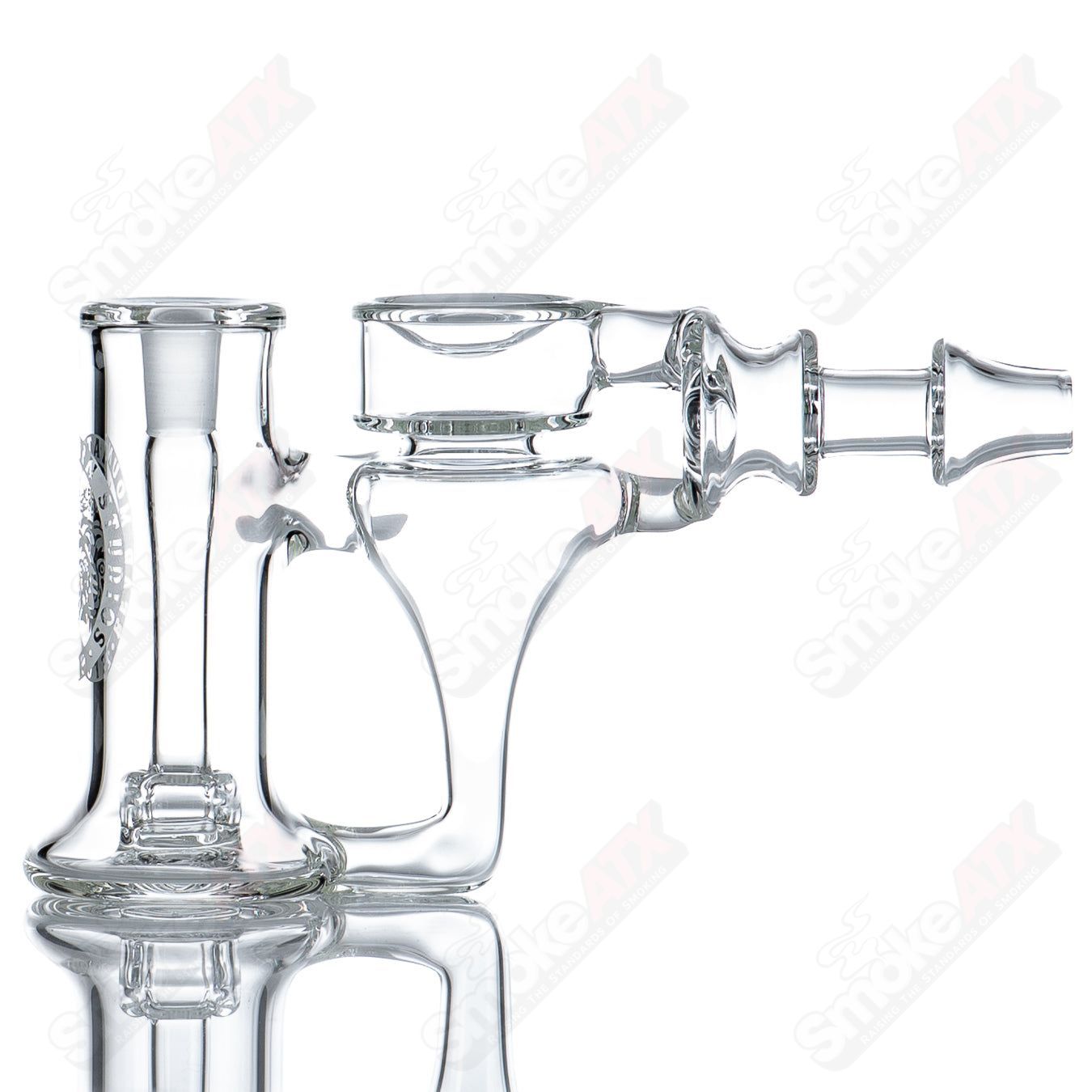 10mm Mini Terp Hammer Recycler by Bear Mountain Studios - Smoke ATX