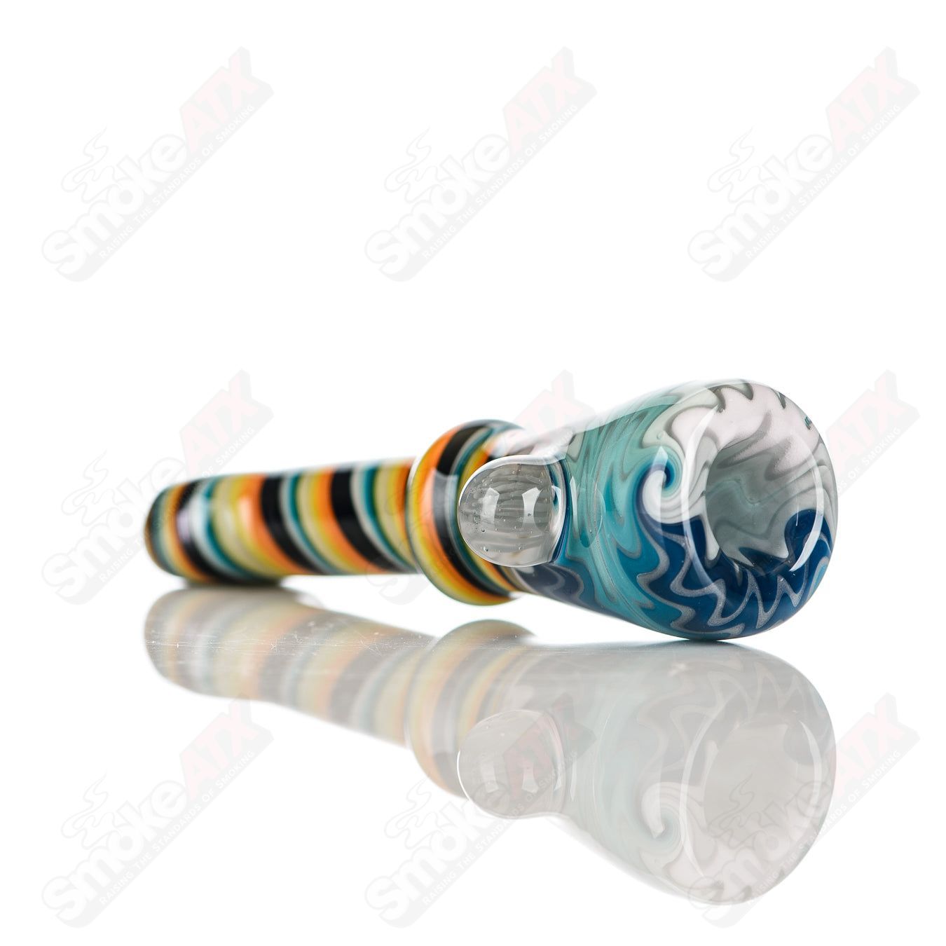 11 Wig Wag Chillum Katy Wright Glass - Smoke ATX