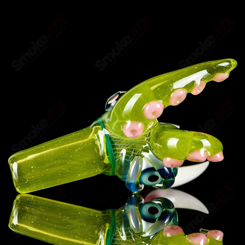 14mm 3-Hole Slide Dosa x Salt Glass - Smoke ATX