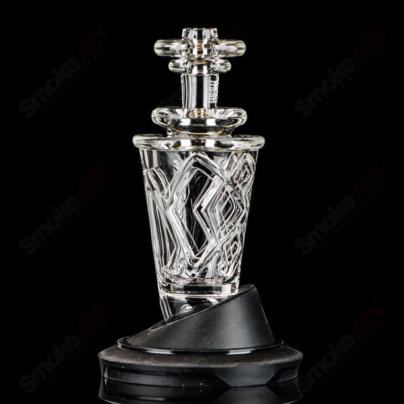 Clear Reverse Beaker (Pineapple No.1) Peak Pro Top Avant Garde Glass - Smoke ATX