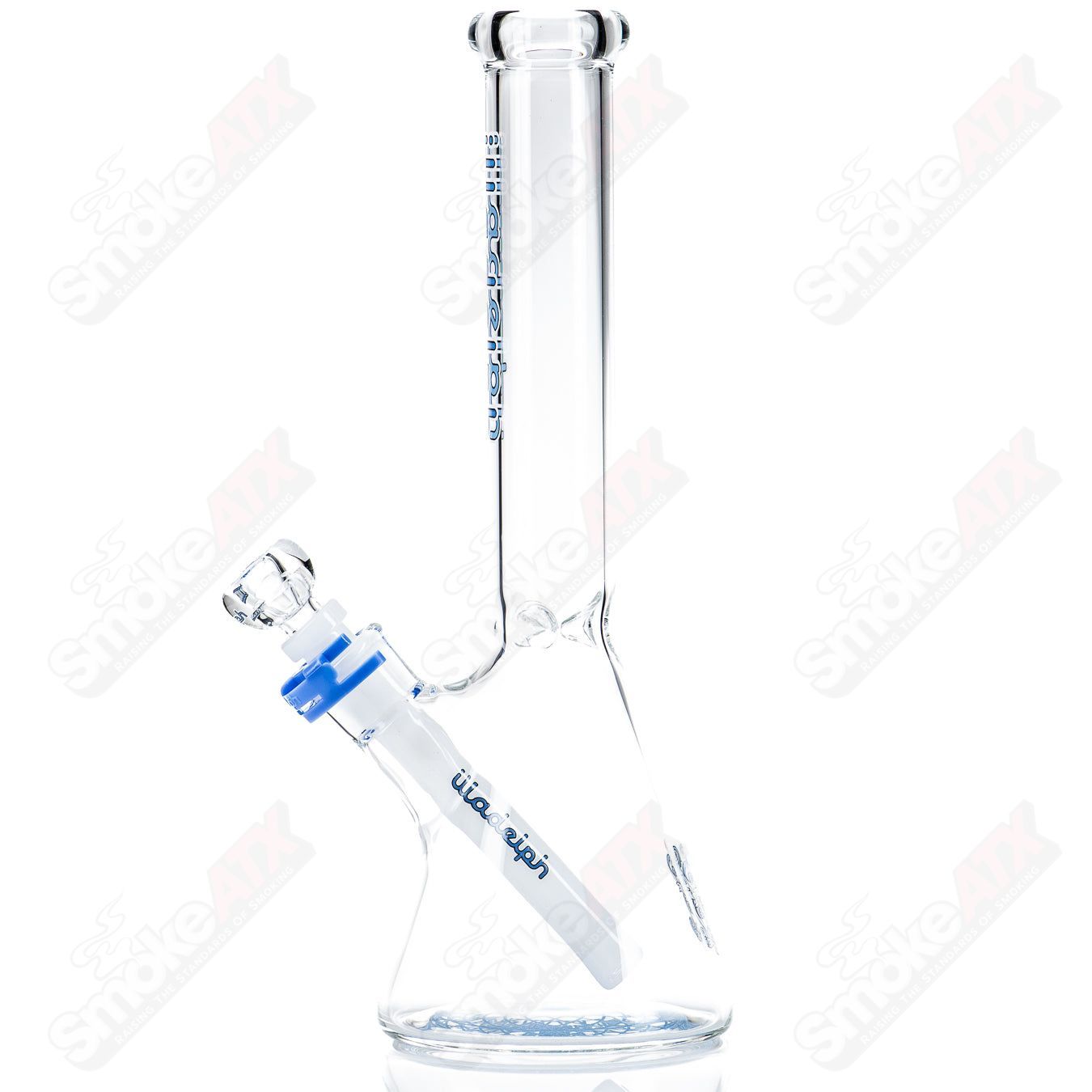 12" 5mm (Blue) Mini Beaker Illadelph - Smoke ATX