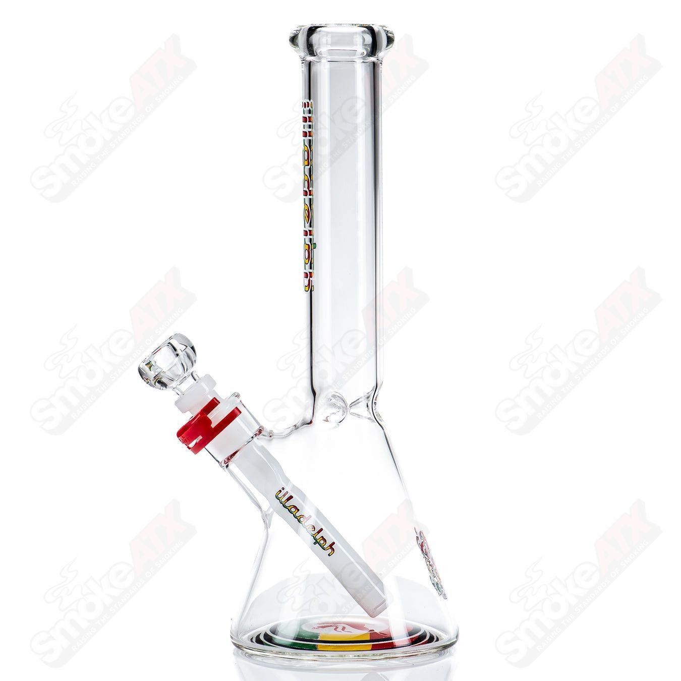 12" 5mm (Rasta) Mini Beaker Illadelph - Smoke ATX
