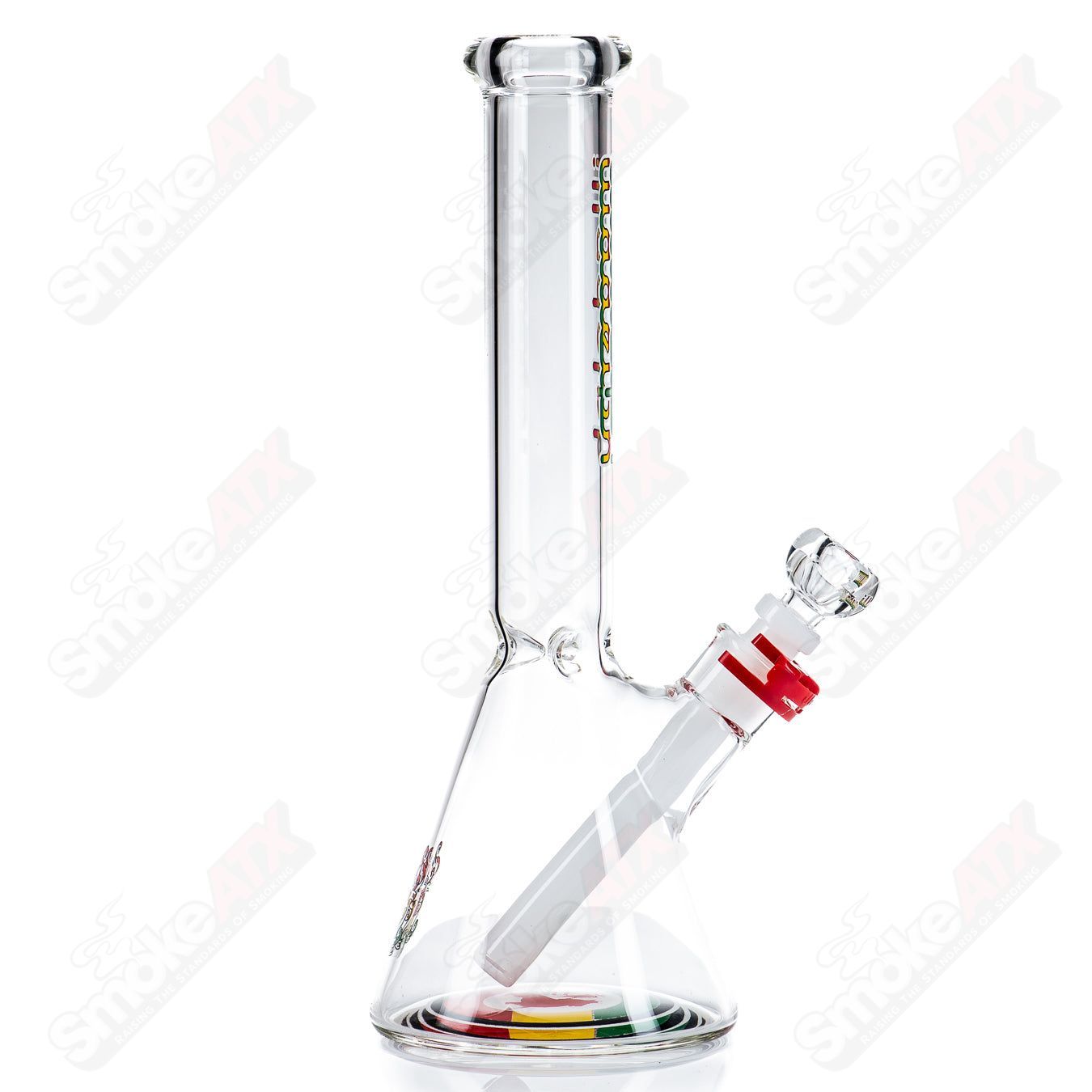 12" 5mm (Rasta) Mini Beaker Illadelph - Smoke ATX
