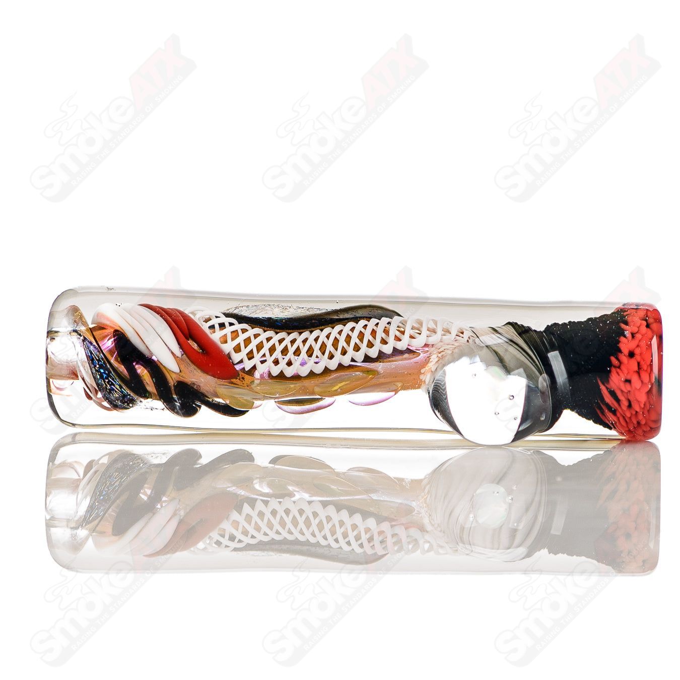 12 Color Worked IO Chillum Jeremy from Oregon - Smoke ATX