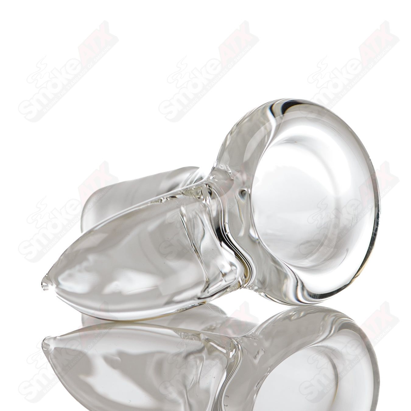 12in Clear Puck Perc Tube SPG - Smoke ATX