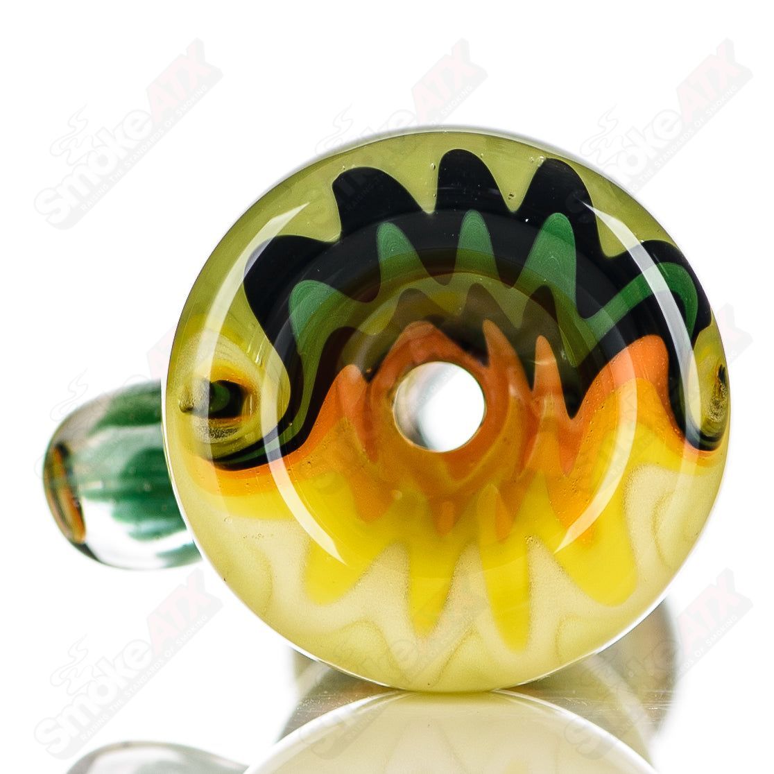 #8 Wig Wag Chillum Katy Wright Glass - Smoke ATX