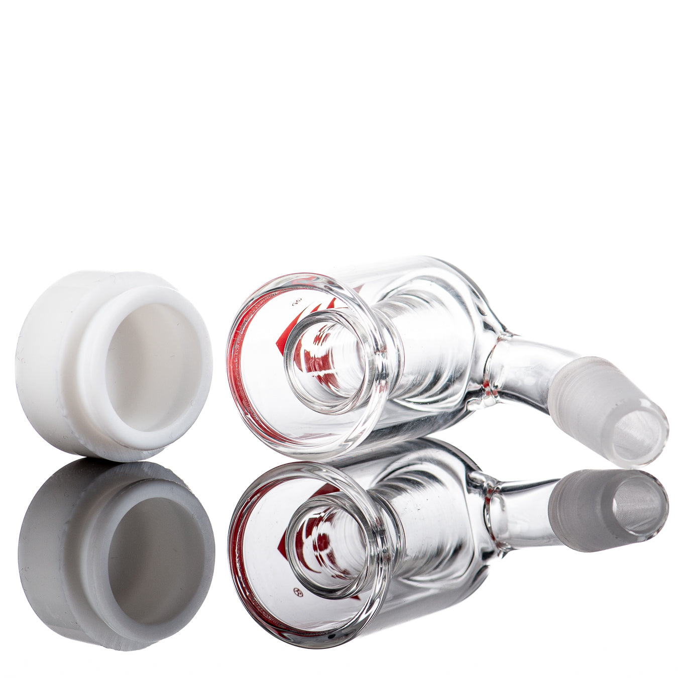 14/45 Mini Silicone Bottom Dry Catcher Diamond Glass