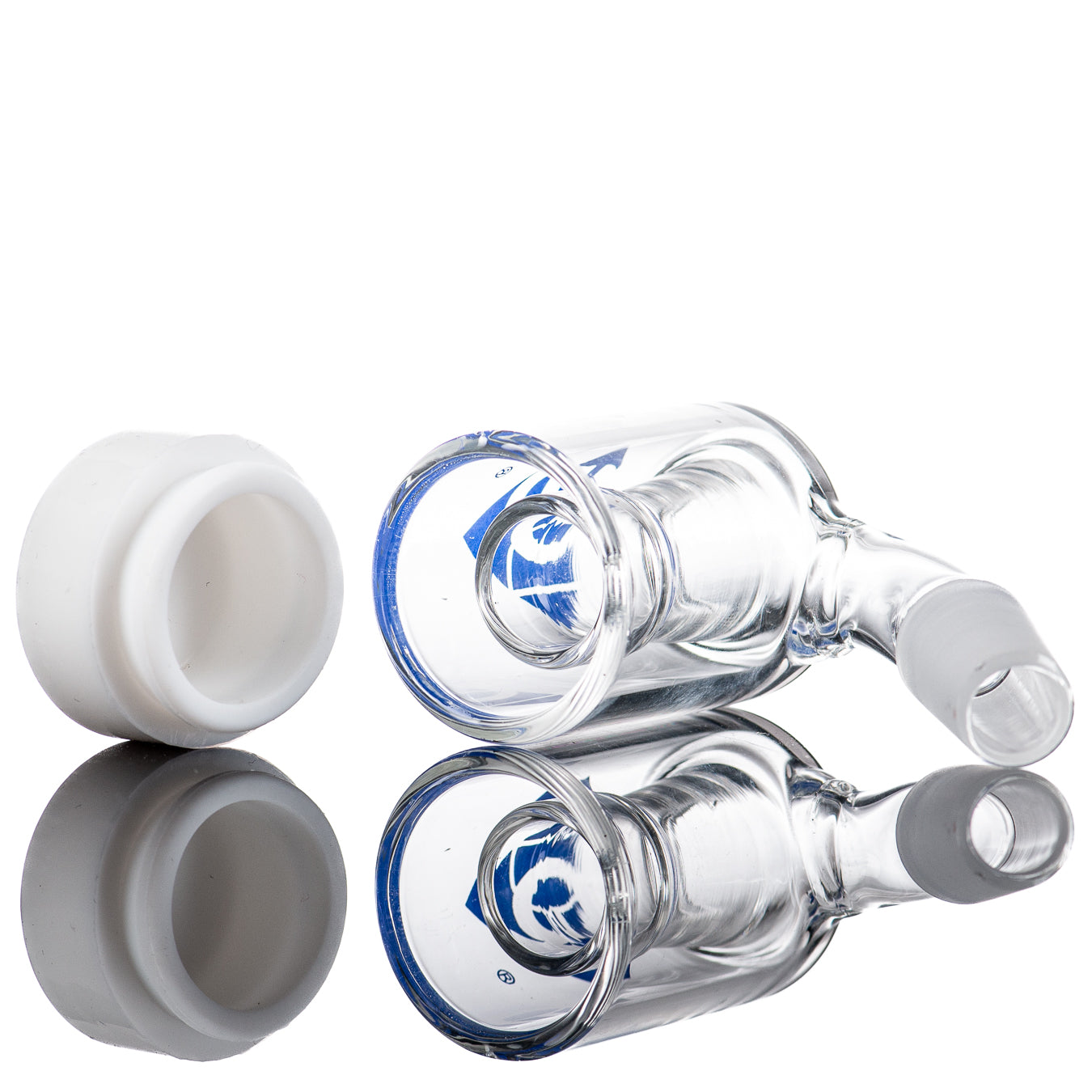 14/45 Mini Silicone Bottom Dry Catcher Diamond Glass