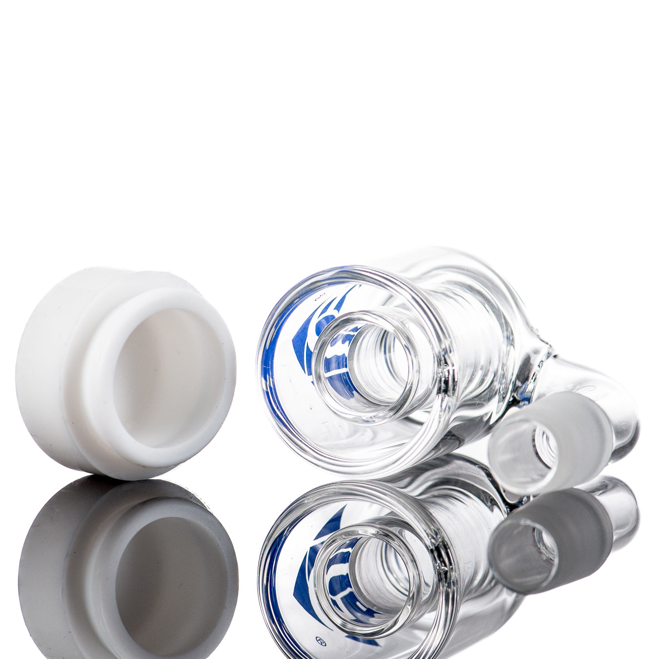 14/90 Mini Silicone Bottom Dry Catcher Diamond Glass