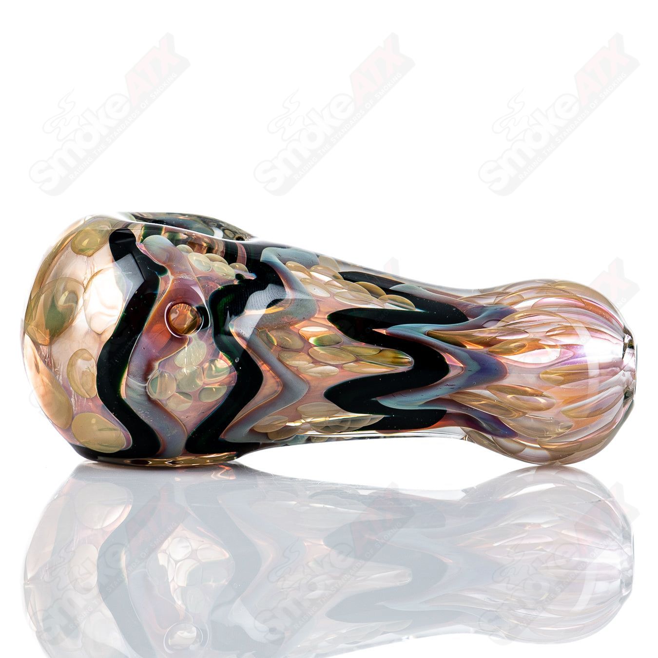 14 Gold & Silver Fume I/O Spoon by Shane Smith - Smoke ATX