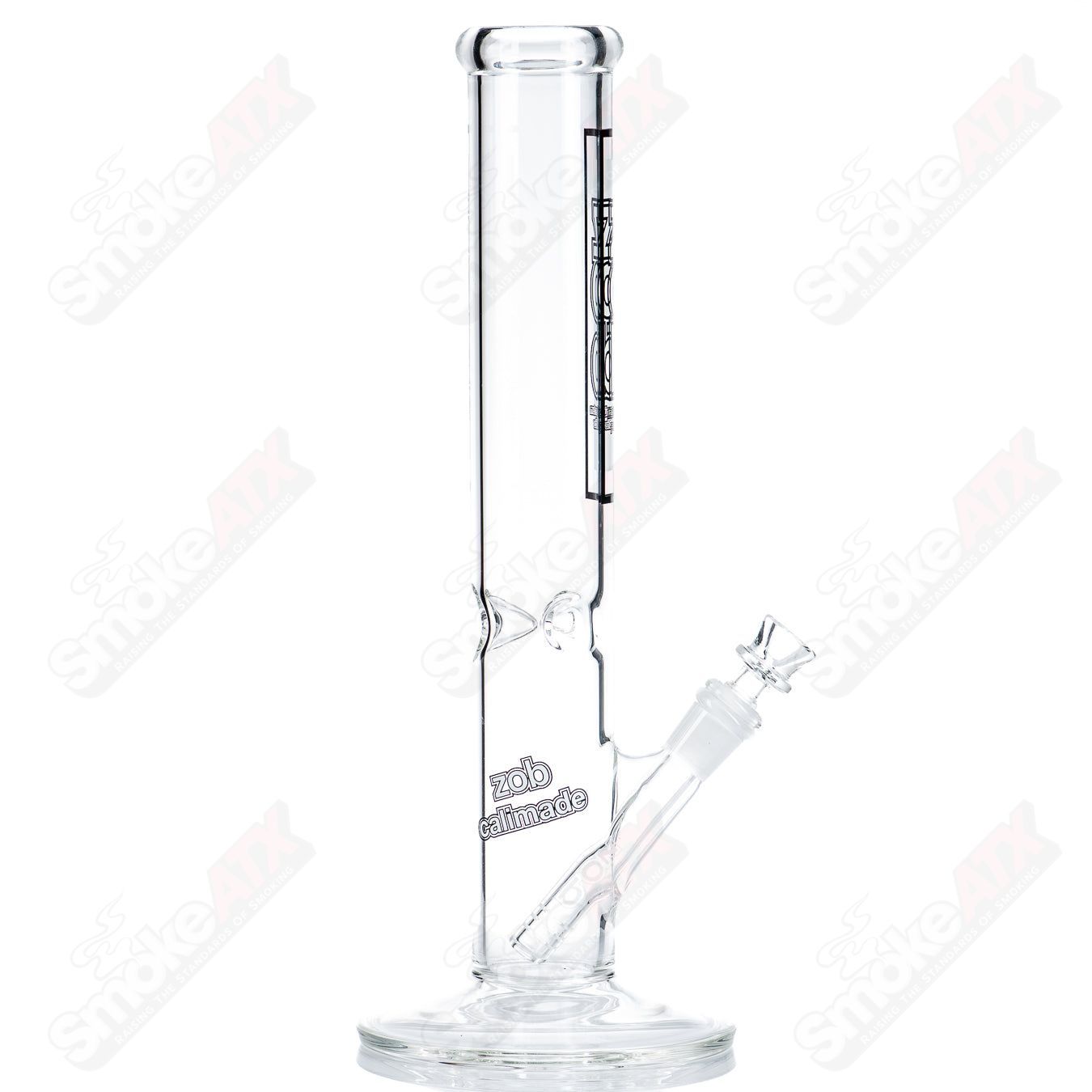 14" Straight Tube (Black/White) ZOB - Smoke ATX