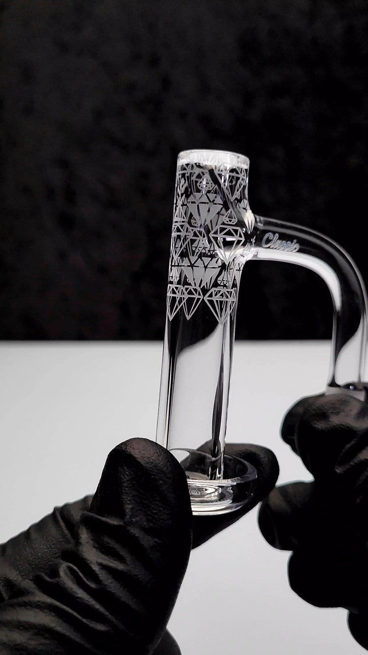 14/90 Classic Diamond Tower Victory Glassworks - Smoke ATX