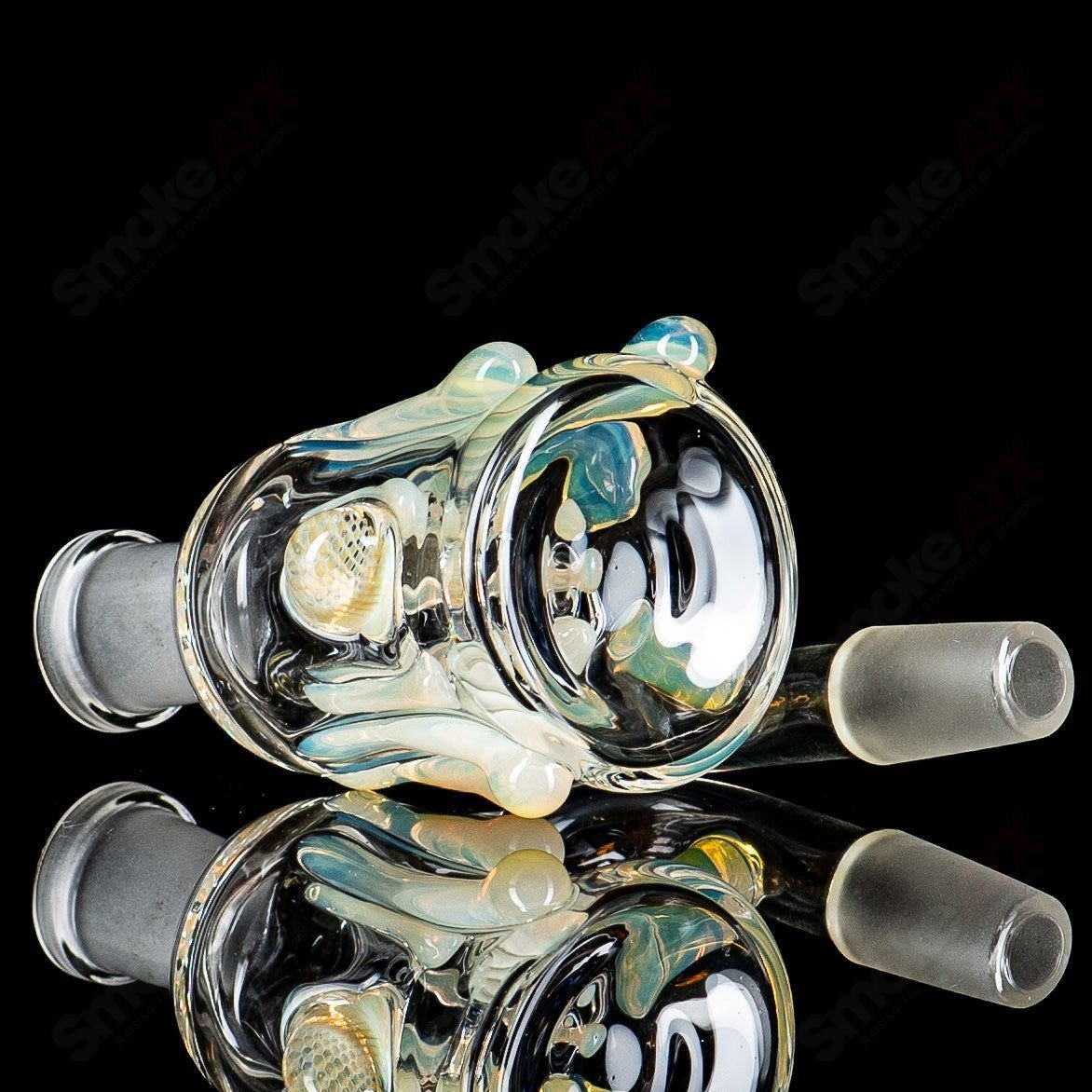 14mm 90° Dripping Honey w/Honeycomb Millie Dry Catcher Joe P - Smoke ATX