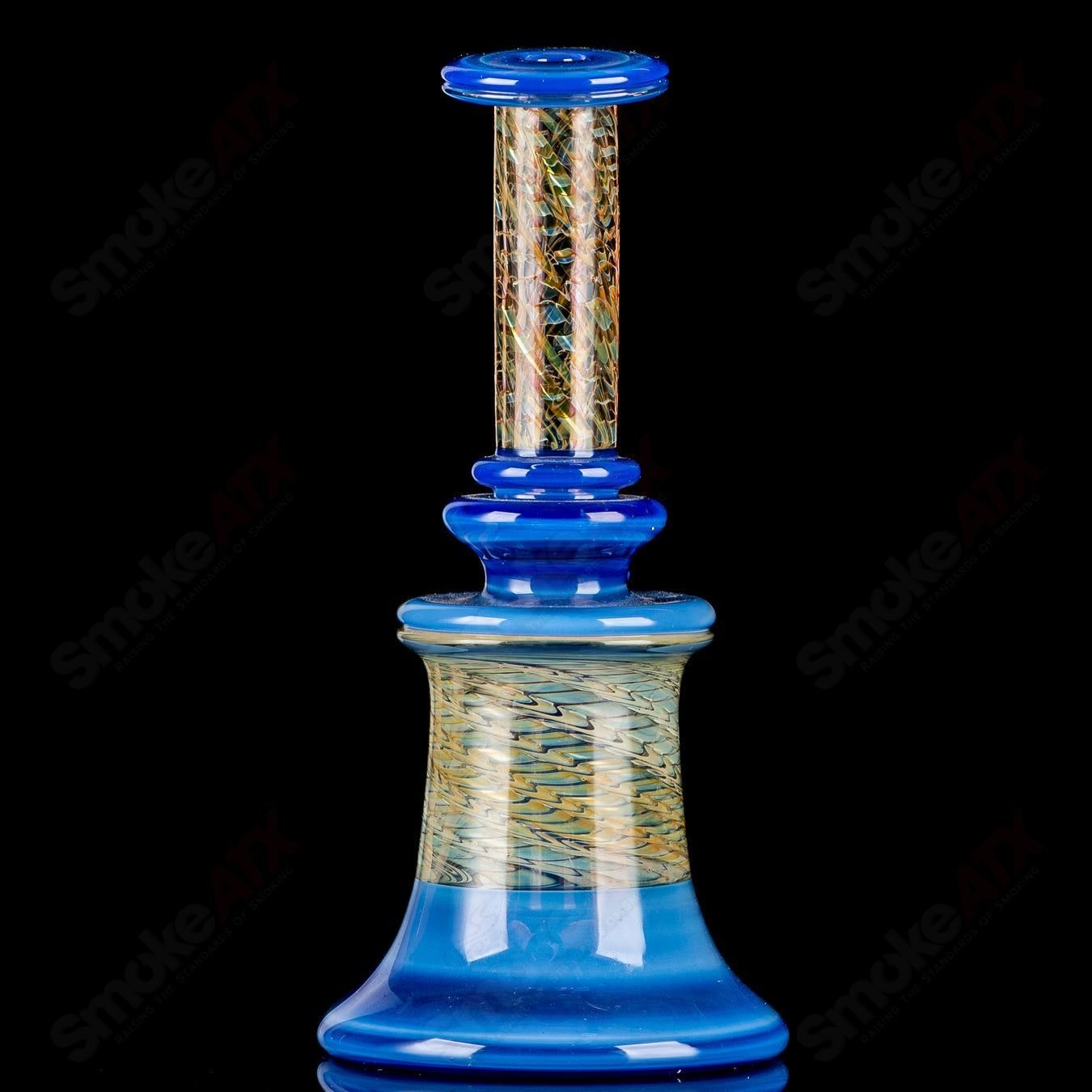 14mm Banger Hanger w Bubble Cap Sonic Seth Jones - Smoke ATX